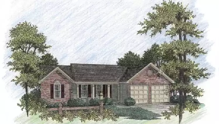 image of small country house plan 6301